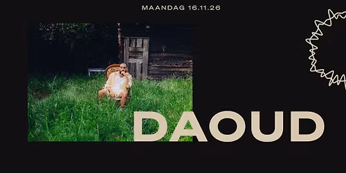 daoud // Doornroosje Nijmegen — muziek in Nijmegen