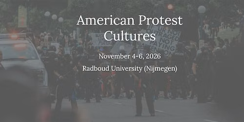 2026 Netherlands American Studies Conference — lezing in Nijmegen