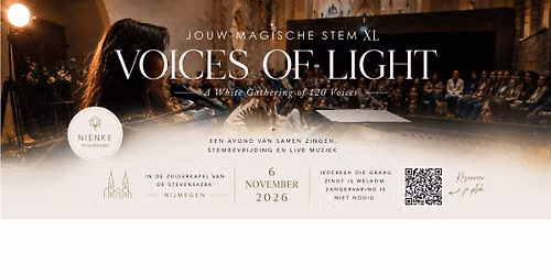 Jouw Magische Stem XL – ✨ Voices of Light — muziek in Nijmegen